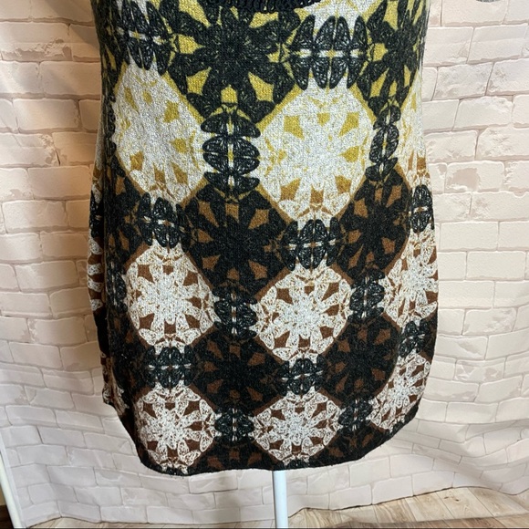 ANGIE Butterfly Crochet Sweater Dress Size Medium - Picture 4 of 5